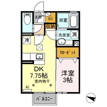 フォルトーナの物件間取画像